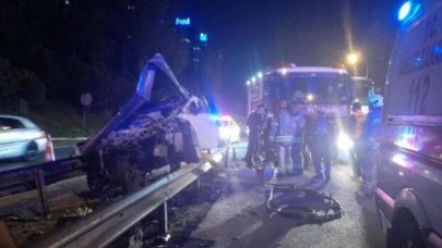 TEM Otoyolu'nda kaza: Bariyerlere çarpan Emre Ayat yaşamını yitirdi