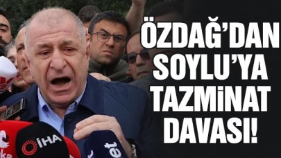 Zafer Partisi Genel Başkanı Ümit Özdağ'dan İçişleri Bakanı Süleyman Soylu'ya tazminat davası