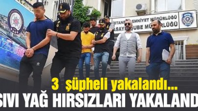 Esenler'de sıvı yağ çalan 3 şüpheli yakalandı