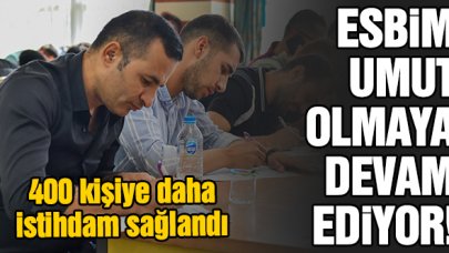 ESBİM umut olmaya devam ediyor