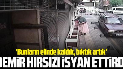 Esenler'de demir hırsızları esnafı isyan ettirdi