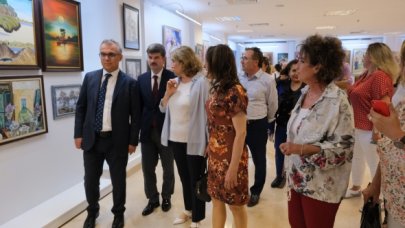 Maltepe'de paletten tuvale yolculuk