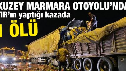 Kuzey Marmara Otoyolu'nda kaza: 1 ölü