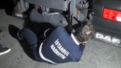 İstanbul’da uyuşturucu operasyonu: TIR’ın fren körüklerine zula yapmışlar