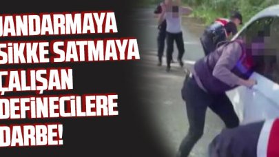 Jandarmaya sikke satmaya çalışan definecilere darbe! 8 kişi yakalandı