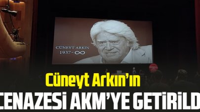 Cüneyt Arkın'ın naaşı Atatürk Kültür Merkezi'ne getirildi