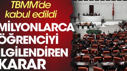 Öğrencilere af geldi! Karar kabul edildi