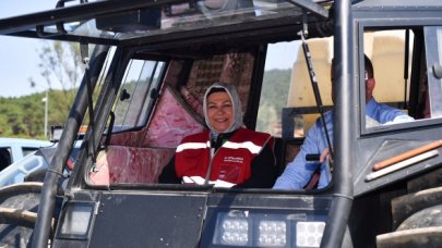 Aydos'taki gölet  dezenfekte edildi