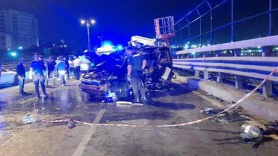 TEM Bağlantı Yolunda çalışma yapan işçilere araç çarptı; 2 ölü 5 yaralı