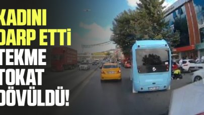 Kadını darp etti; tekme tokat dövüldü