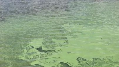 Bu rengin nedeni hafriyat rantı!