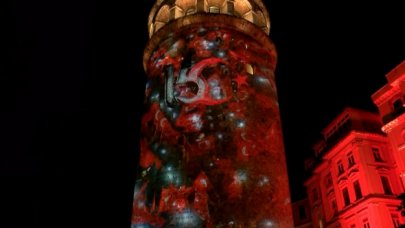 15 Temmuz'a özel ışık gösterisi
