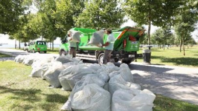 İstanbul'un yeşil alanları baryramda çöple doldu!