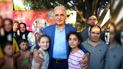 Topağacı'nda Başkanla 5 çayı