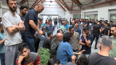 Bayrampaşa halinde hamallardan eylem