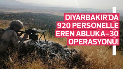 Diyarbakır'da 920 personelle Eren Abluka-30 operasyonu başlatıldı