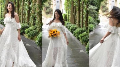 Tuba Torun haftalar sonra düğün günü fotoğrafını paylaştı