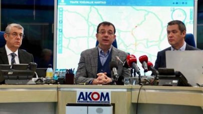 İmamoğlu'ndan İstanbul'da yağış açıklaması