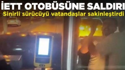 İETT otobüsüne saldırı