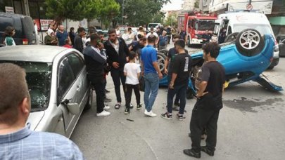 Kız arkadaşına evlilik teklif edecekti otomobiliyle takla attı