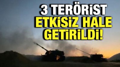 İçişleri Bakanlığı: 3 terörist etkisiz hale getirildi
