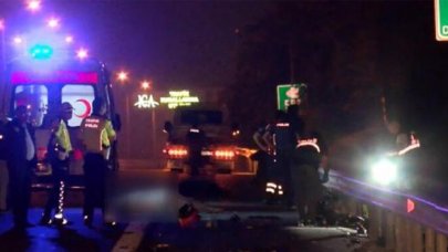 Beykoz'da otomobil motosiklete çarptı: 2 ölü