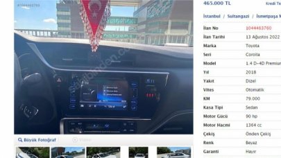 Sahte ilanla otomobilini satışa çıkardılar
