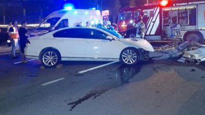 TEM Otoyolu'nda otomobil bariyerlere çarptı: 1 ölü