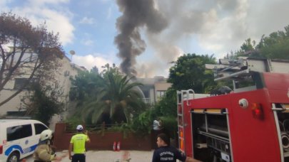 Bakırköy'de hukuk bürosunda yangın