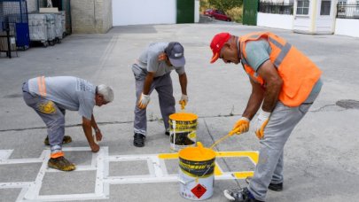 Okul bahçeleri renklendi