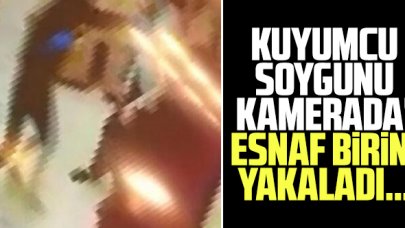 Gaziosmanpaşa'daki kuyumcu soygunu kamerada
