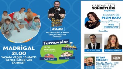 Beylikdüzü 9. Barış ve Sevgi Buluşmaları'nda sahne Madrigal'in