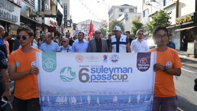 6. Uluslararası Süleymanpaşa CUP Yelken Yarışları kortejle başladı