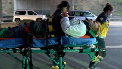 Tuzla TEM Otoyolu'nda iki kamyonet çarpıştı: 1’i ağır 2 yaralı