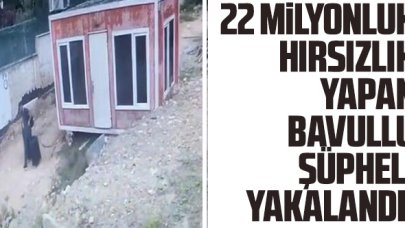 Üsküdar'da 22 milyon liralık hırsızlık yapan bavullu şüpheli yakalandı