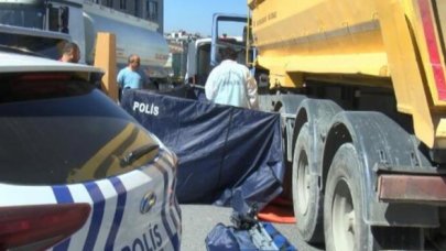 Sancaktepe’de hafriyat kamyonunun çarptığı kadın hayatını kaybetti