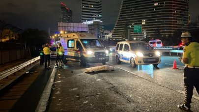 Yol ortasında can verdi