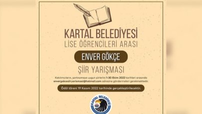 Kartal Belediyesi’nden Lise Öğrencileri Arası Enver Gökçe Şiir Yarışması