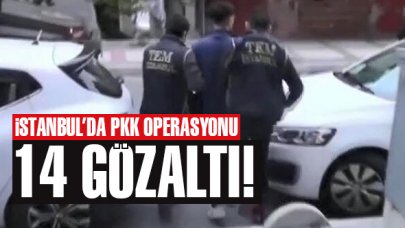 İstanbul'da PKK/KCK/PYD/YPG operasyonu: 14 gözaltı