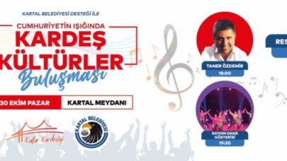 Kartal Belediyesi’nden cumhuriyetin ışığında kardeş kültürler buluşması