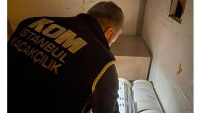 İstanbul'da kaçak sigara operasyonu