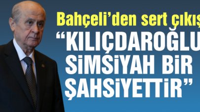 Devlet Bahçeli: Türkiye'nin gri listede olduğunu lanse eden Kılıçdaroğlu, bizim için simsiyah bir şahsiyettir