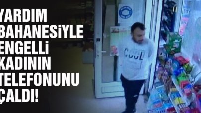 Sultangazi'de yardım bahanesiyle evine girdiği engelli kadının cep telefonunu çaldı