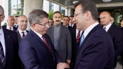 Ekrem İmamoğlu'na Davutoğlu desteği