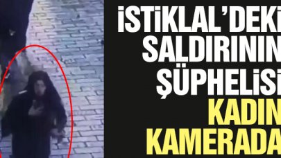 İstiklal Caddesi'nde şüpheli kadının kaçış anı kamerada