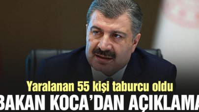 Bakan Koca: Patlamada yaralanan 81 kişiden 55'i taburcu oldu