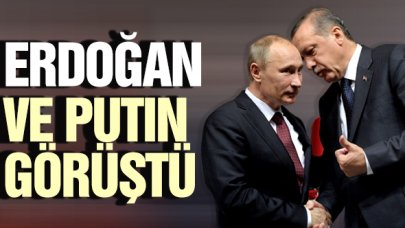 Cumhurbaşkanı Recep Tayyip Erdoğan, Putin ile görüştü