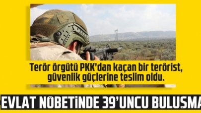 Bir terörist daha teslim oldu, evlat nöbetinde 39'uncu buluşma