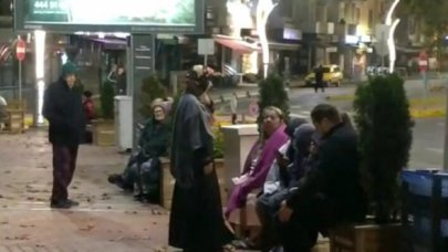 İstanbullular deprem sonrası sokağa çıktı