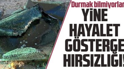 Büyükçekmece'de lüks otomobilin hayalet göstergesini çaldılar